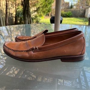Rancourt Shell Cordovan Venetian Loafers 11D Caramel USA Patina